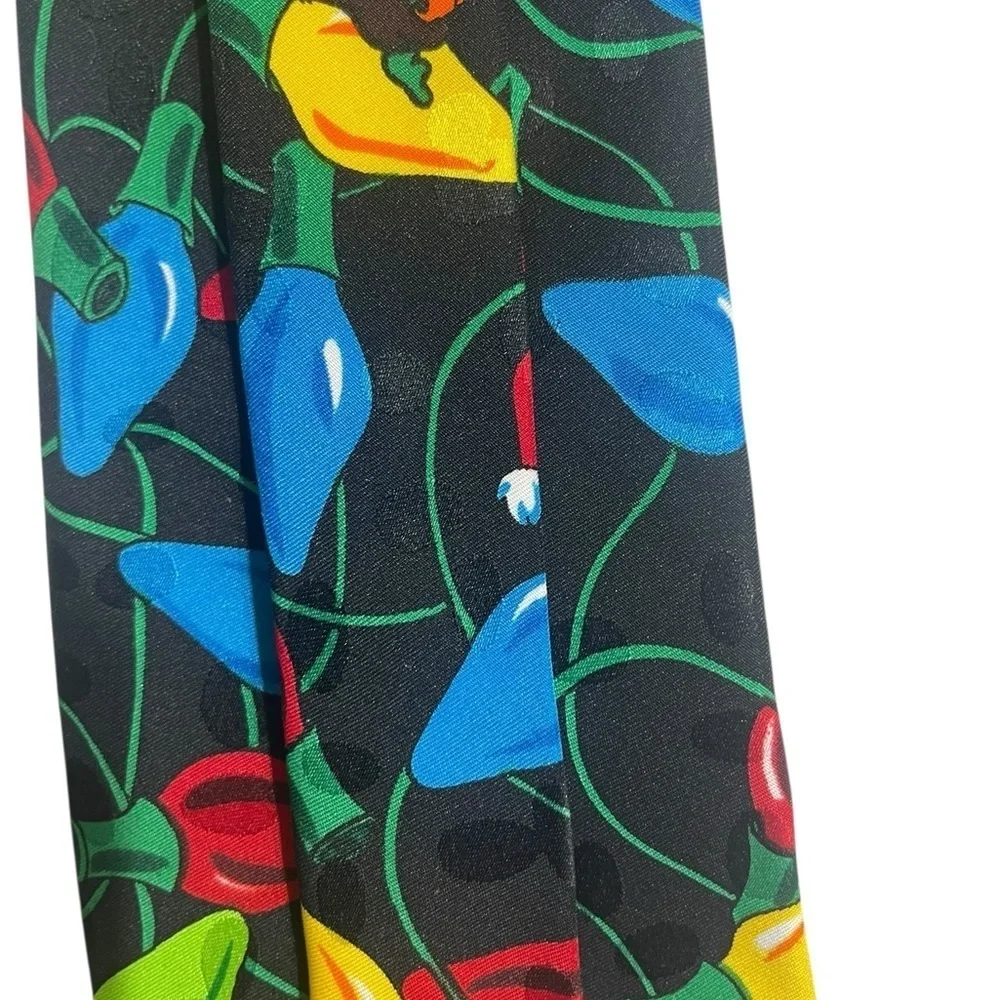 Warner Bros. Tie with Vibrant Floral Accents